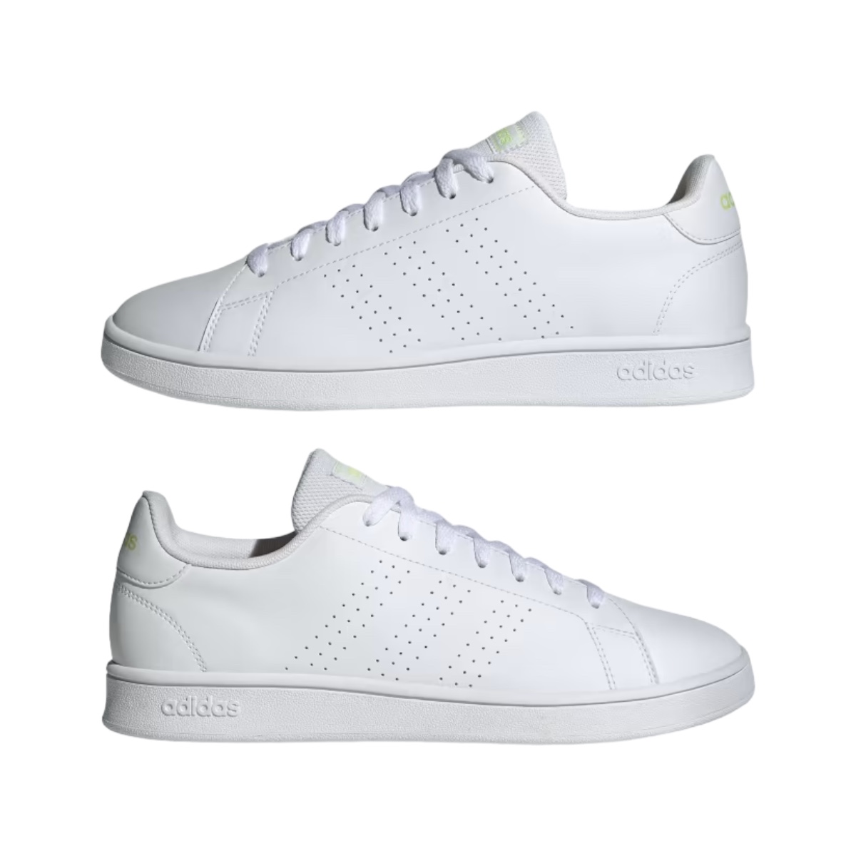 Tenis Adidas Advantage Base Blanco De Hombre - 100% Original.