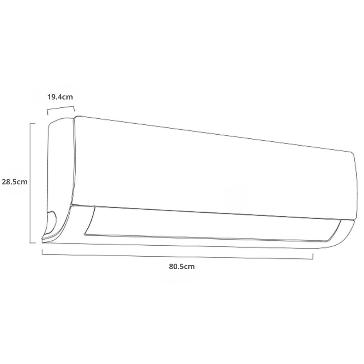 Aire Acondicionado Carrier Mini Split Puron X Inverter R32 12000 BTUs 220V Frío y Calor Blanco 53PXQ123D Minisplit.