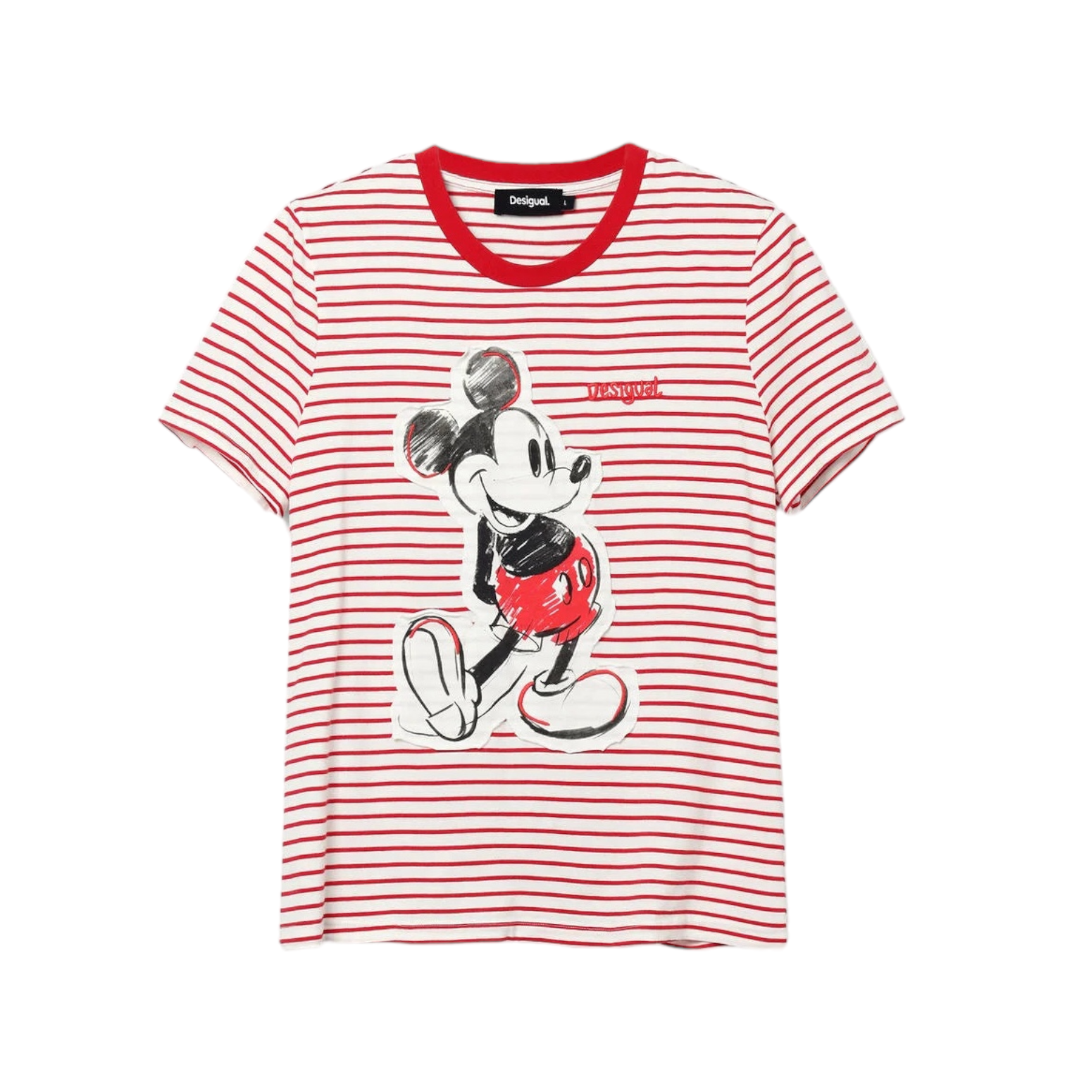 Playera rayas Mickey Mouse DESIGUAL