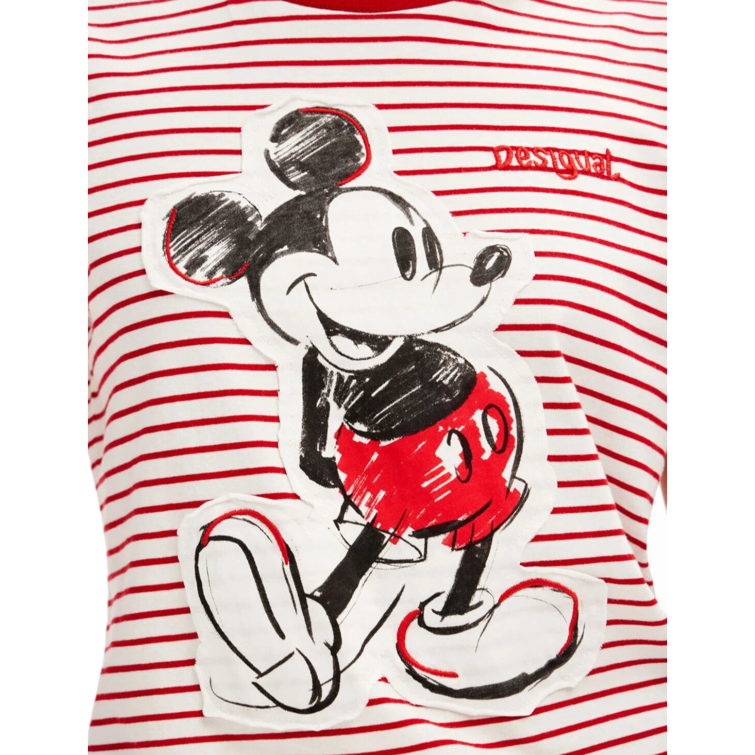Playera rayas Mickey Mouse DESIGUAL