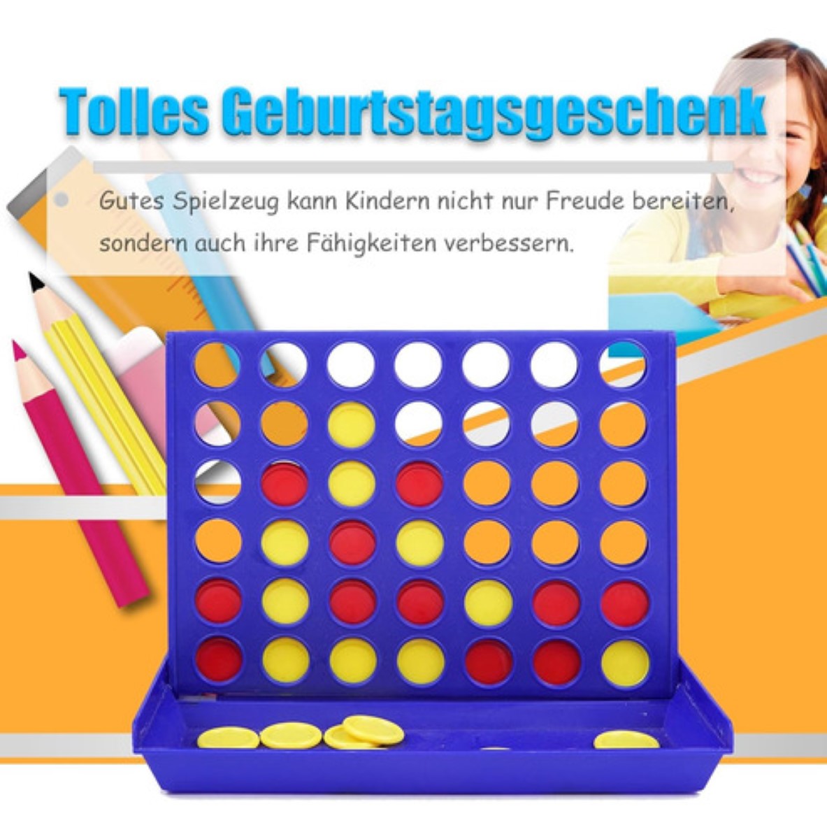 Juguetes Educativos Para Niños Juego Mesa Plegable Azul 