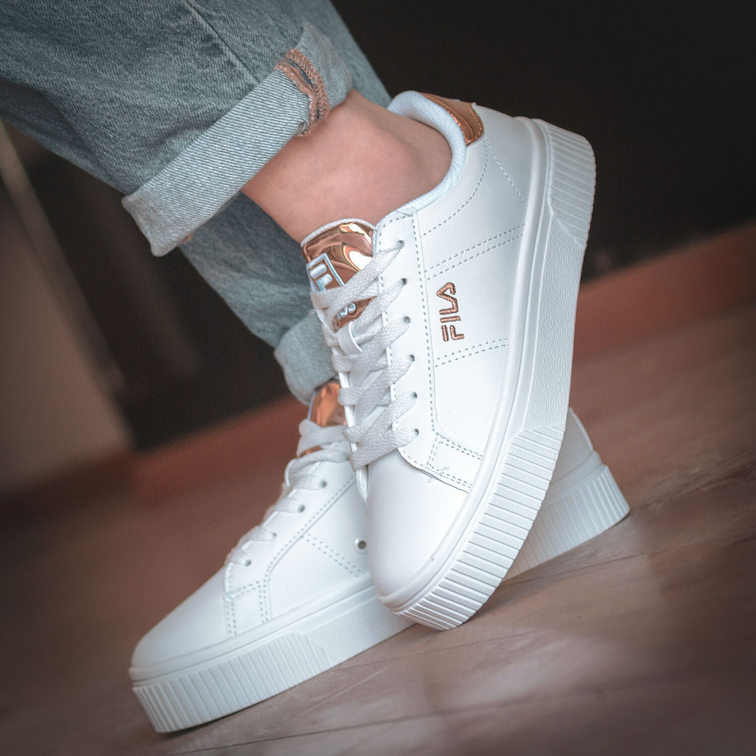 Tenis Fila Panache 19 - 5CM00771136 - Blanco - Mujer 