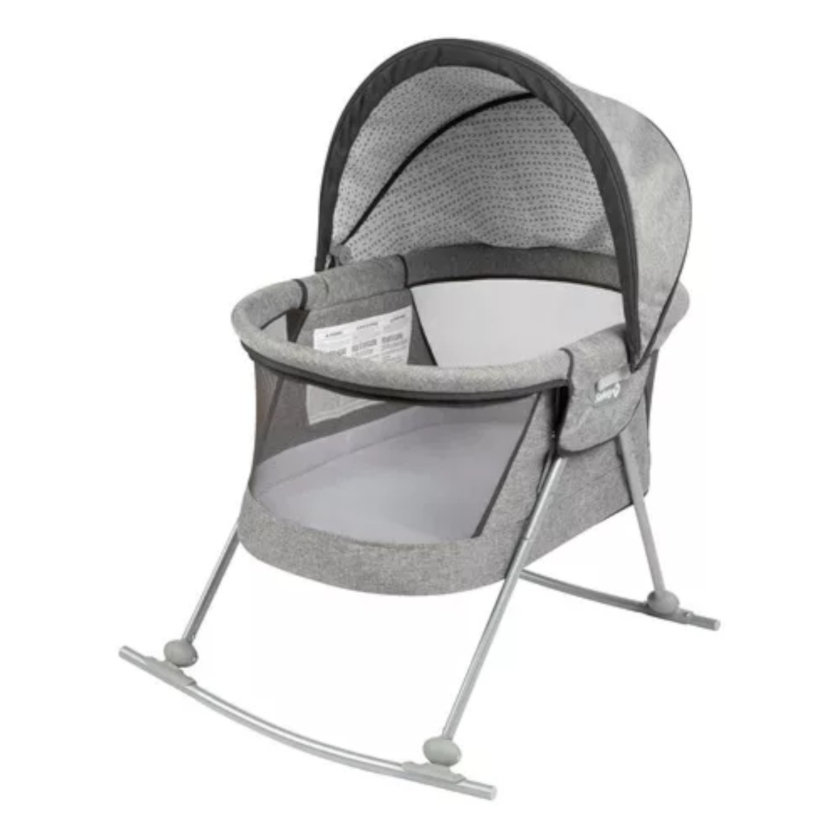 Cuna Moisés Mecedor Safety 1st Nap & Go Color Gris.