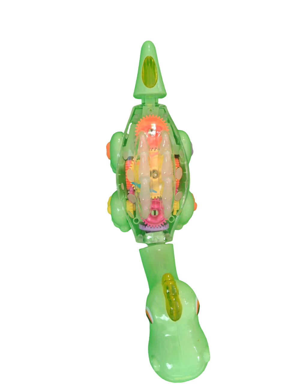 Divertido Juguete Dinosaurio Color Verde Con Sonido Y Luces Para Niños