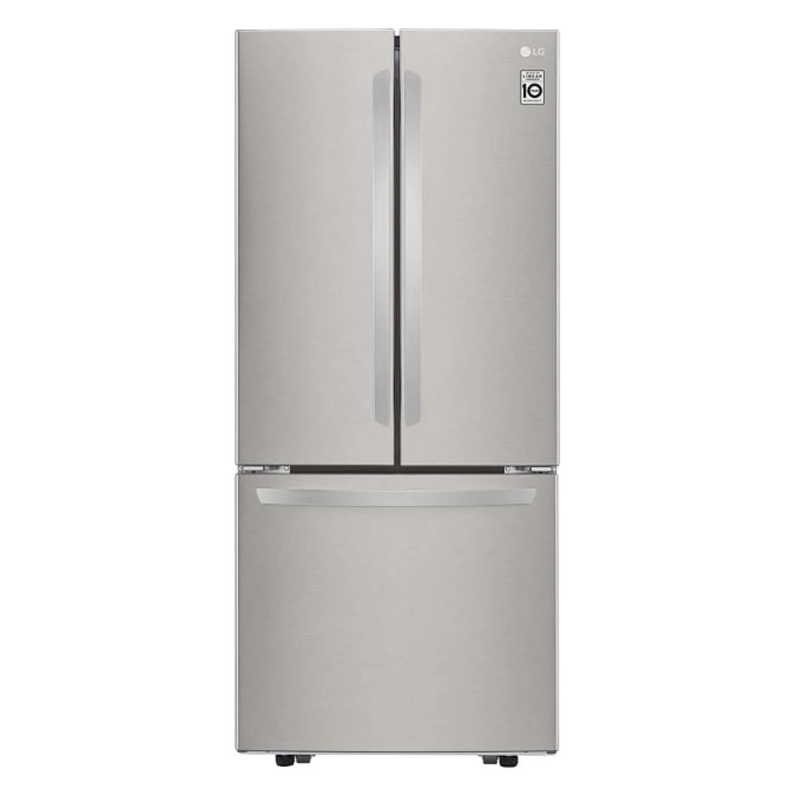 Refrigerador LG 22 Pies Cúbicos French Door Gris GF22BGSK