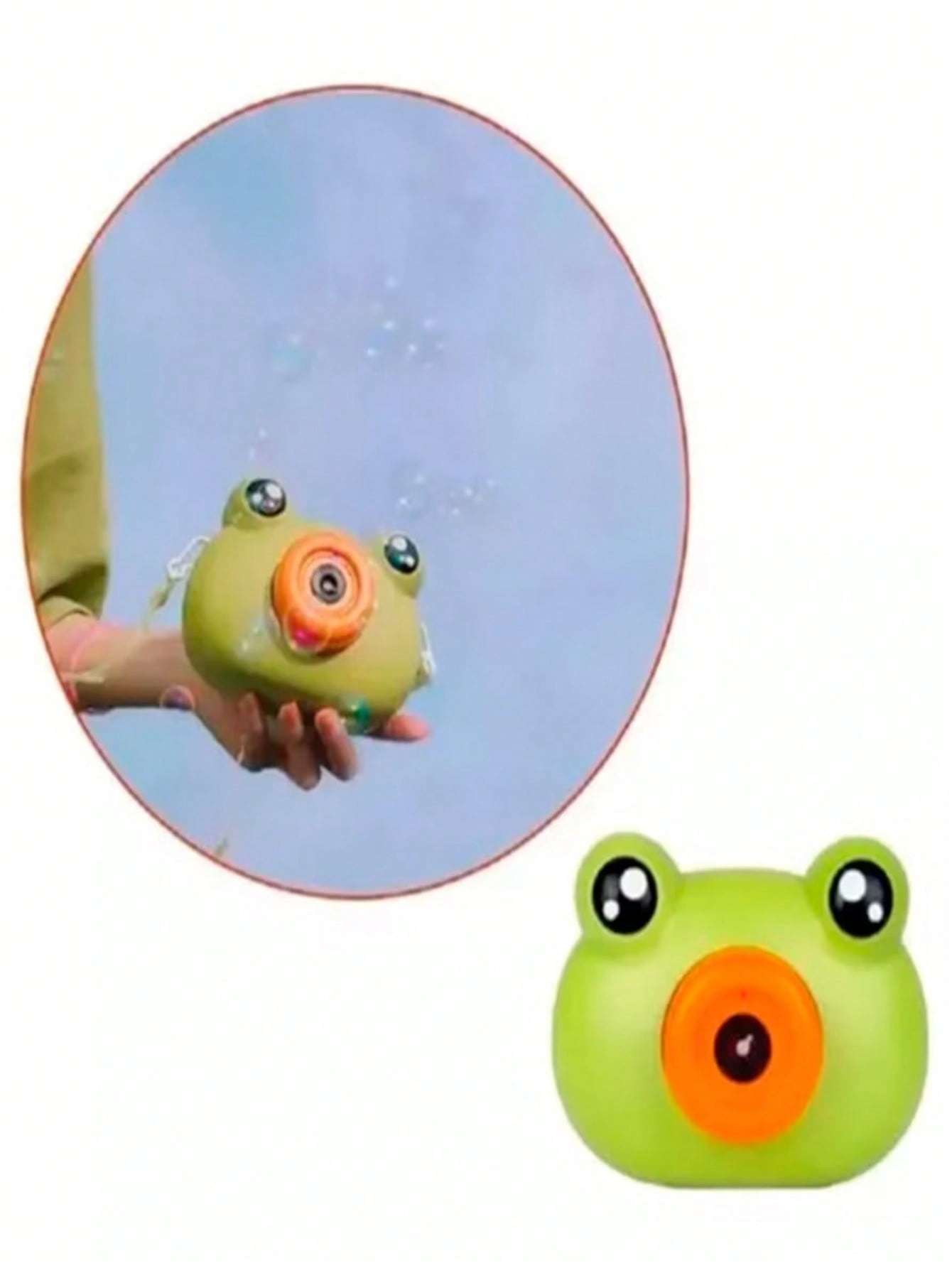 Juguete para Niños, Maquina De Burbujas con Música Automática y Forma de Cámara Fotográfica