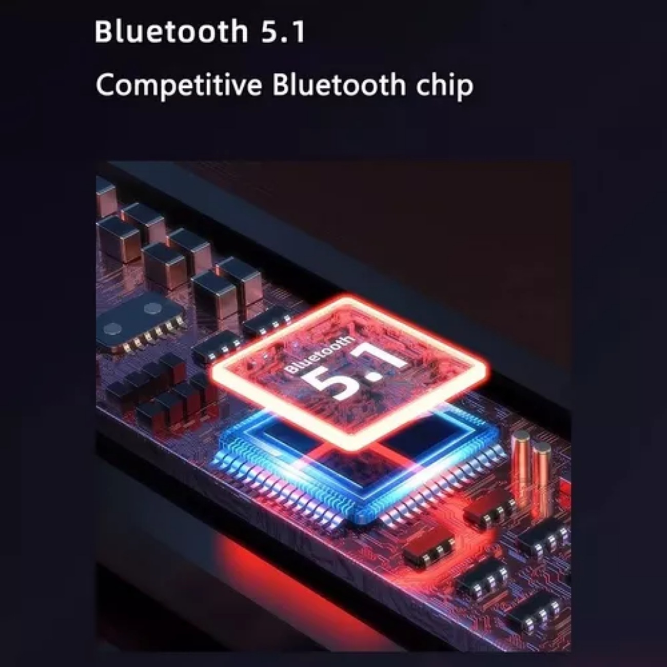 Audífonos Inalámbricos M28 Tws Bluetooth 5.1 Reducción Ruido Color Negro