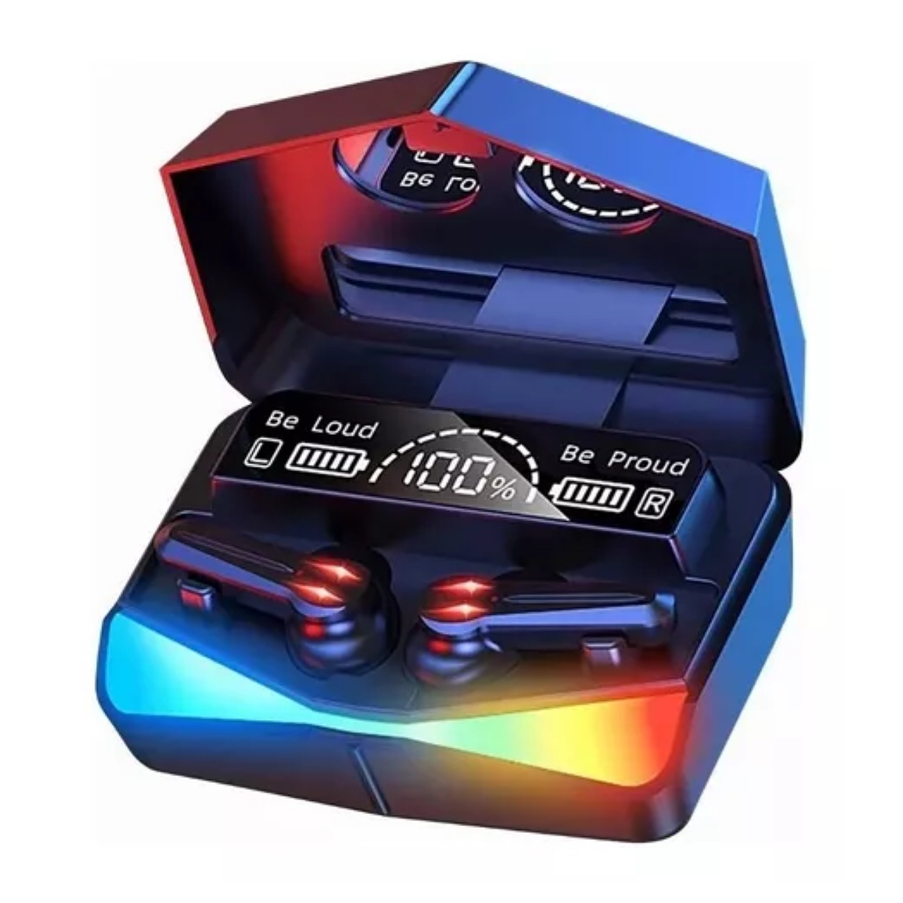 Audífonos Inalámbricos M28 Tws Bluetooth 5.1 Reducción Ruido Color Negro