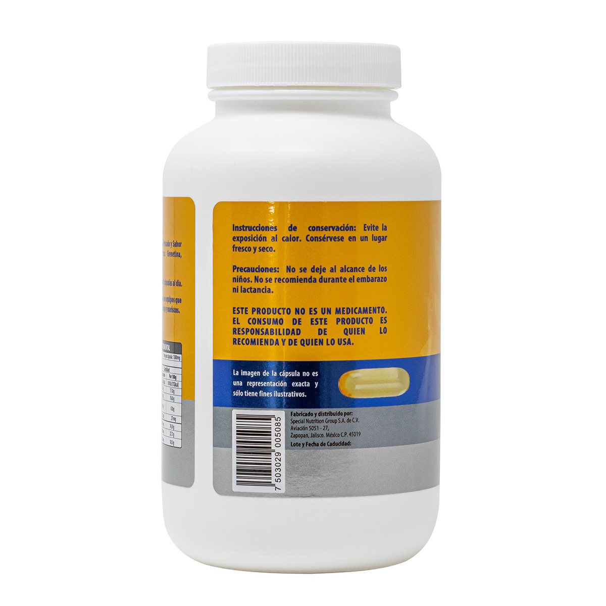 NATURAGEL Omega 3 (EPA 360 / DHA 240) | 200 Cápsulas SoftGel de 1300mg