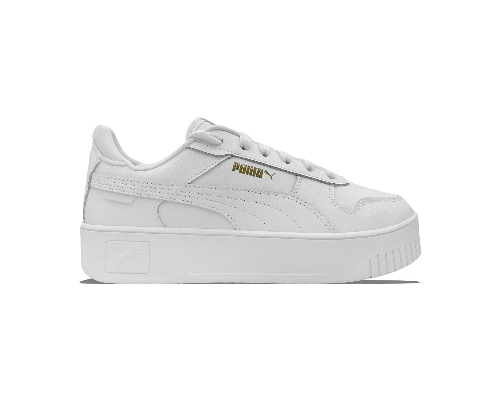 Tenis Puma Blanco Oro Carina Street 393846 01 Para Dama