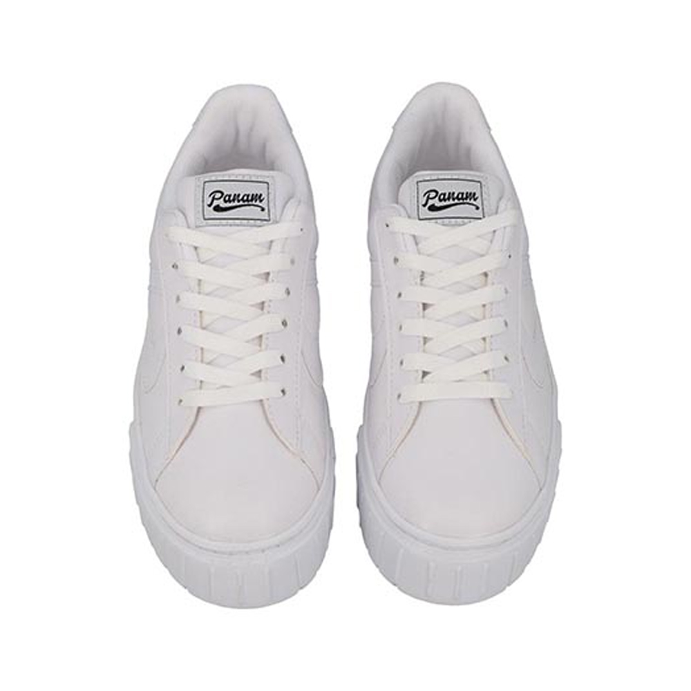 Tenis Panam 10795 Mujer Originales Urbanos Clásicos Blancos