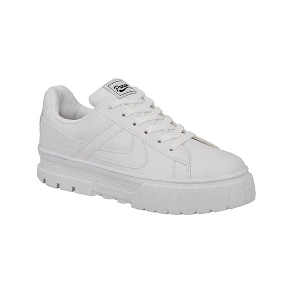 Tenis Panam 10795 Mujer Originales Urbanos Clásicos Blancos