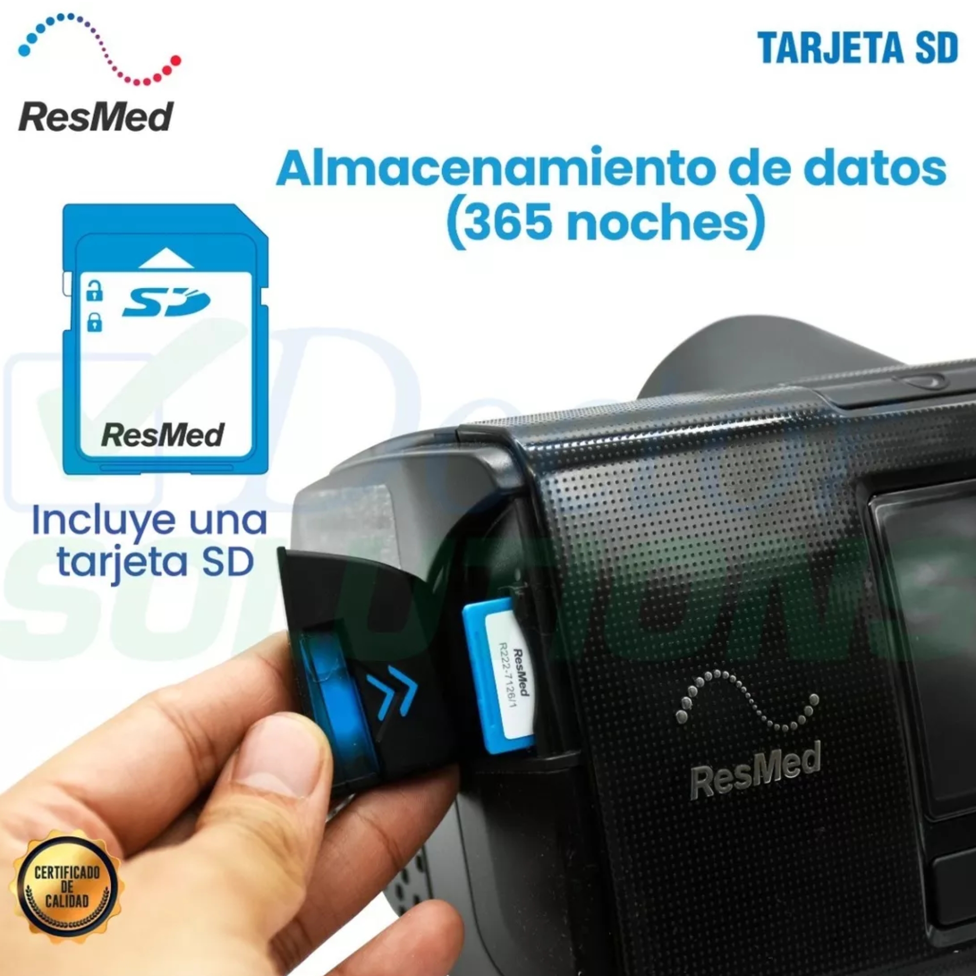 Cpap Fijo Resmed Air Sense 10s Con Humificador