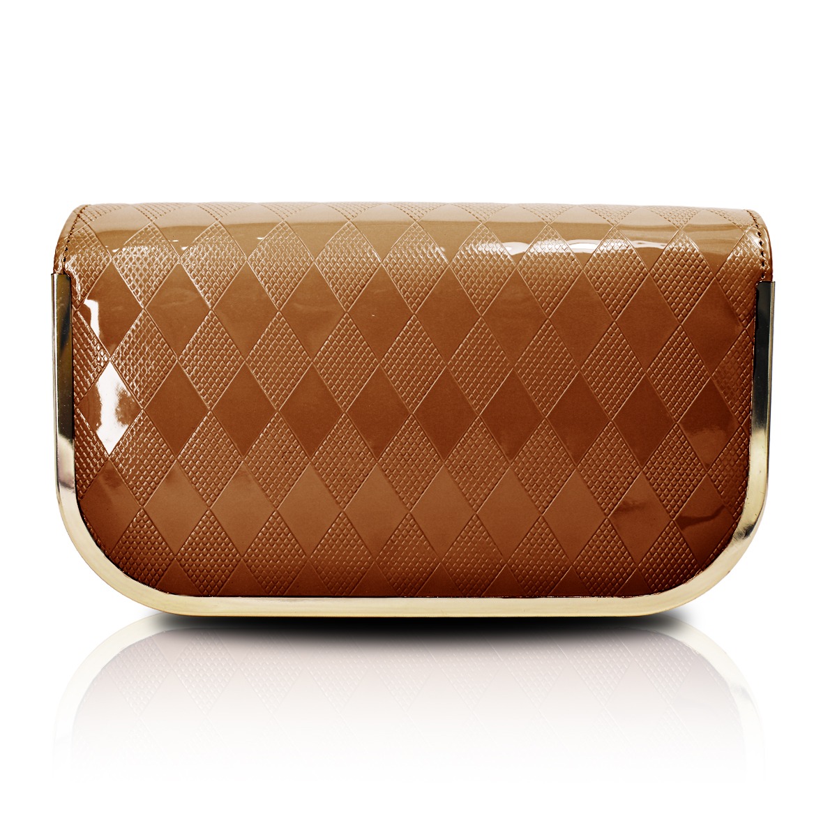 Bolso Cruzado Tipo Crossbody De Mujer Con Monedero Marron .