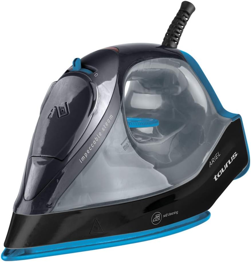 Plancha de vapor antiadherente 1200 watts ariel taurus.