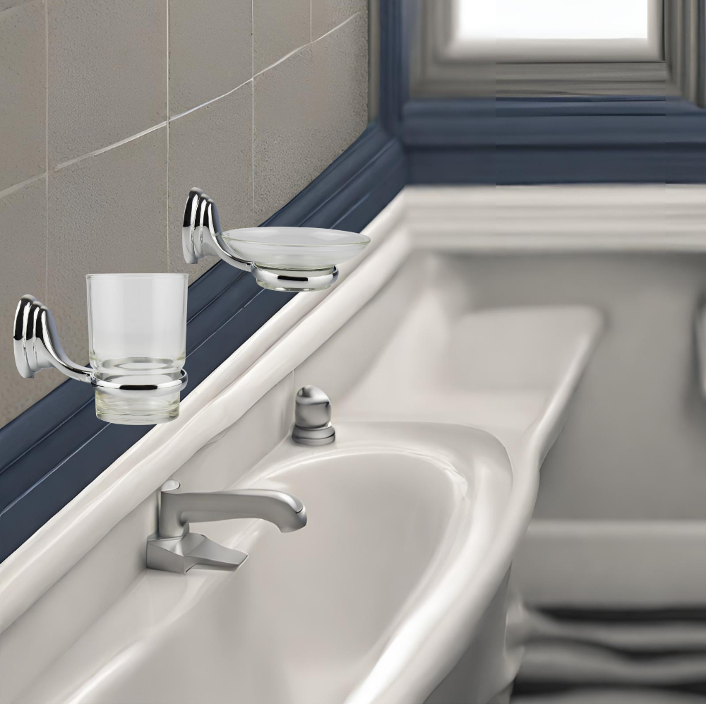 Accesorios para baño de 6 Piezas con Acabado Cromado