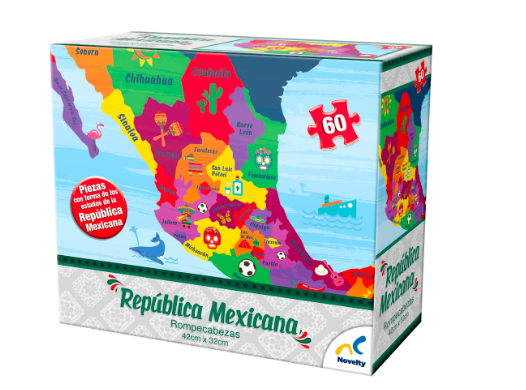 Rompecabezas República Mexicana 60 Piezas 