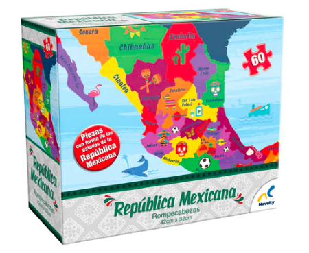 Rompecabezas República Mexicana 60 Piezas 