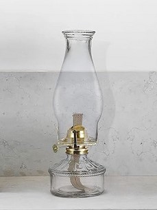 Quinqué Lámpara Clásica De Aceite O Petróleo Modelo Bohemia