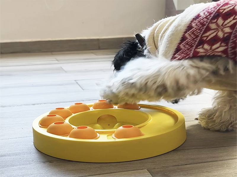 Juguete Rompecabezas para Mascotas, Tazón y Juguete Interactivo para Perros