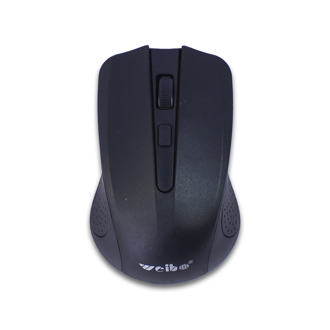 Mouse Gamer Inalambrico Weibo Sensor Optico Dpi Ajustable Negro 