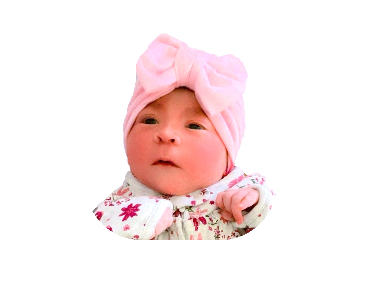 Set de 5 Turbantes para Bebé Niña (0-3 meses) - Ideales como Regalo de Baby Shower y para Set de Nacimiento..