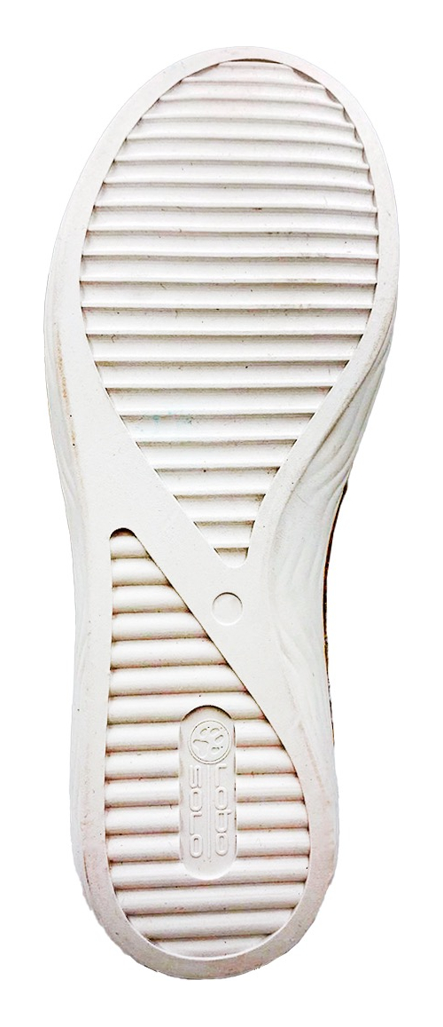 Zapato Confort Lobo Solo De Piel Blanco Para Mujer .