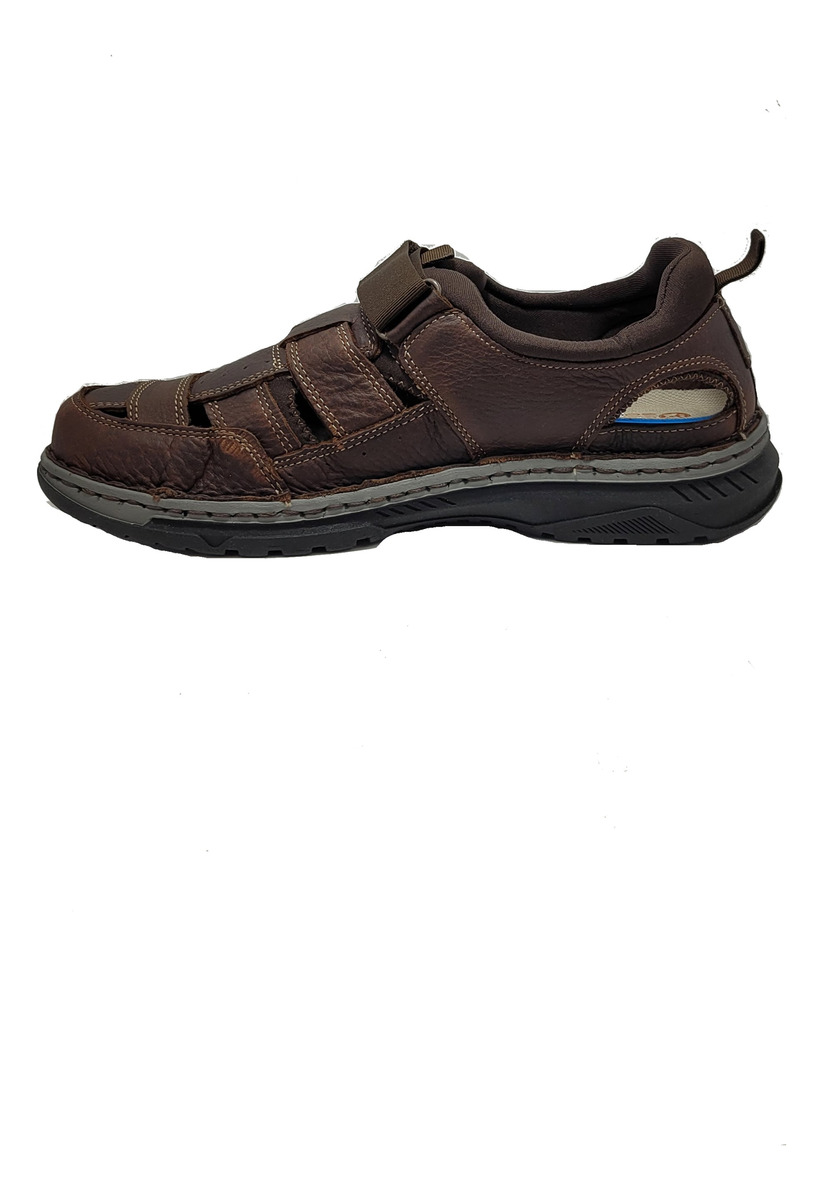 Huaraches De Piel Tejidos Para Hombre Lobo Solo 6517 Color Cafe.