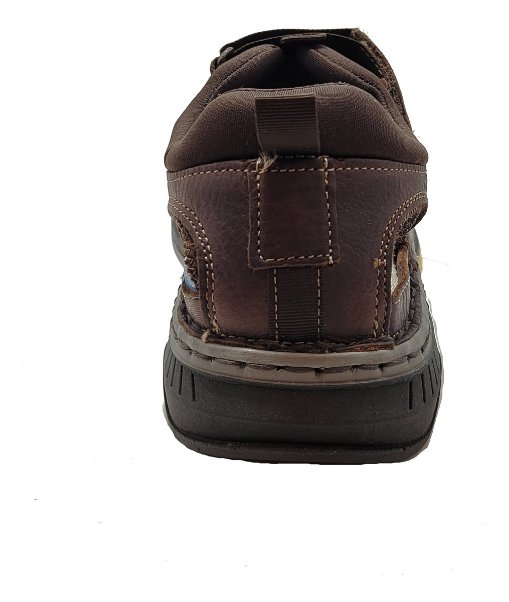 Huaraches De Piel Tejidos Para Hombre Lobo Solo 6517 Color Cafe.