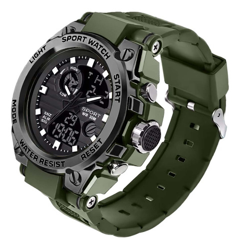 Reloj Multifunción Militar Resistente Al Agua Para Hombre