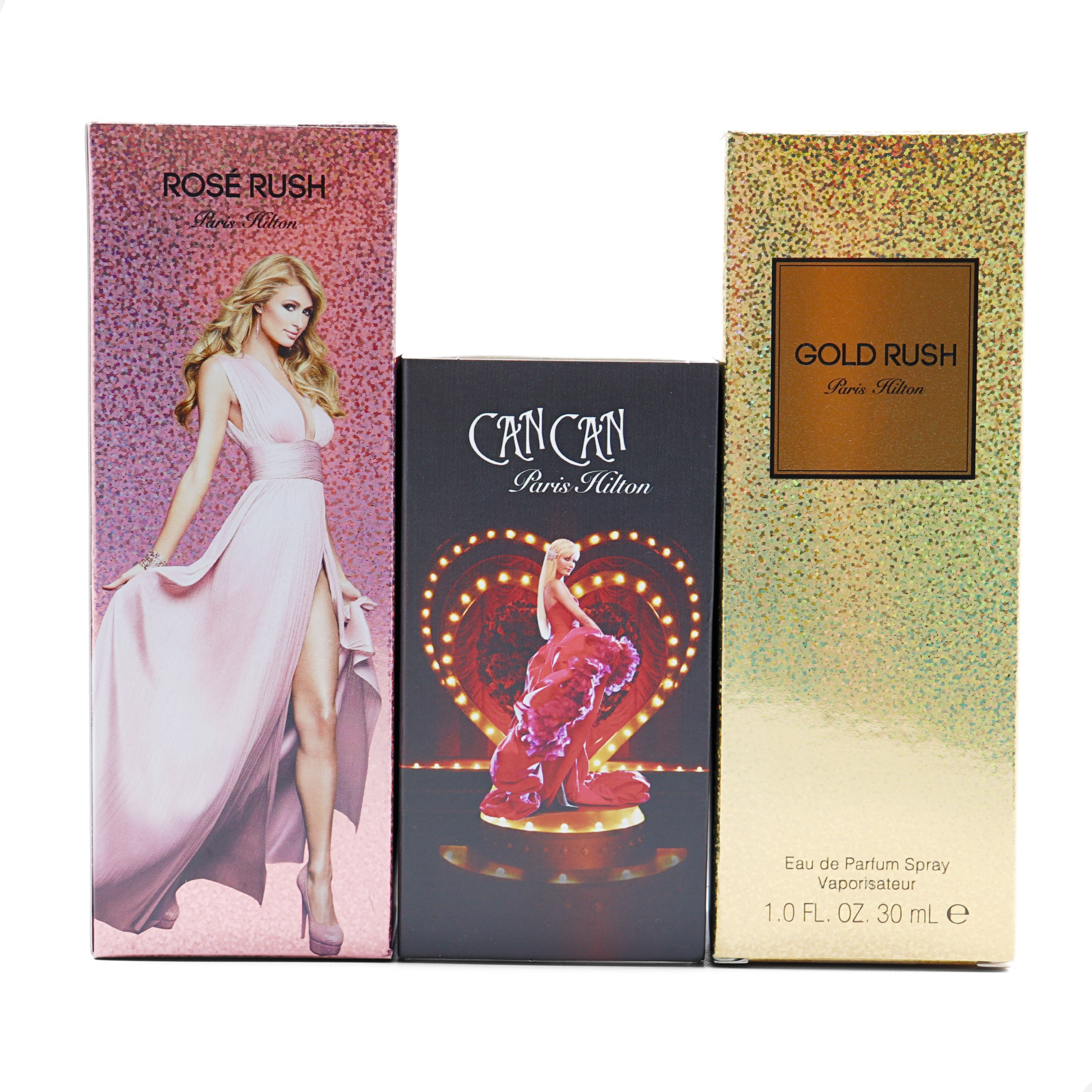 Set Paris Hilton Para Mujer Eau De Parfum Spray Colección Miniatura 3 Pzas