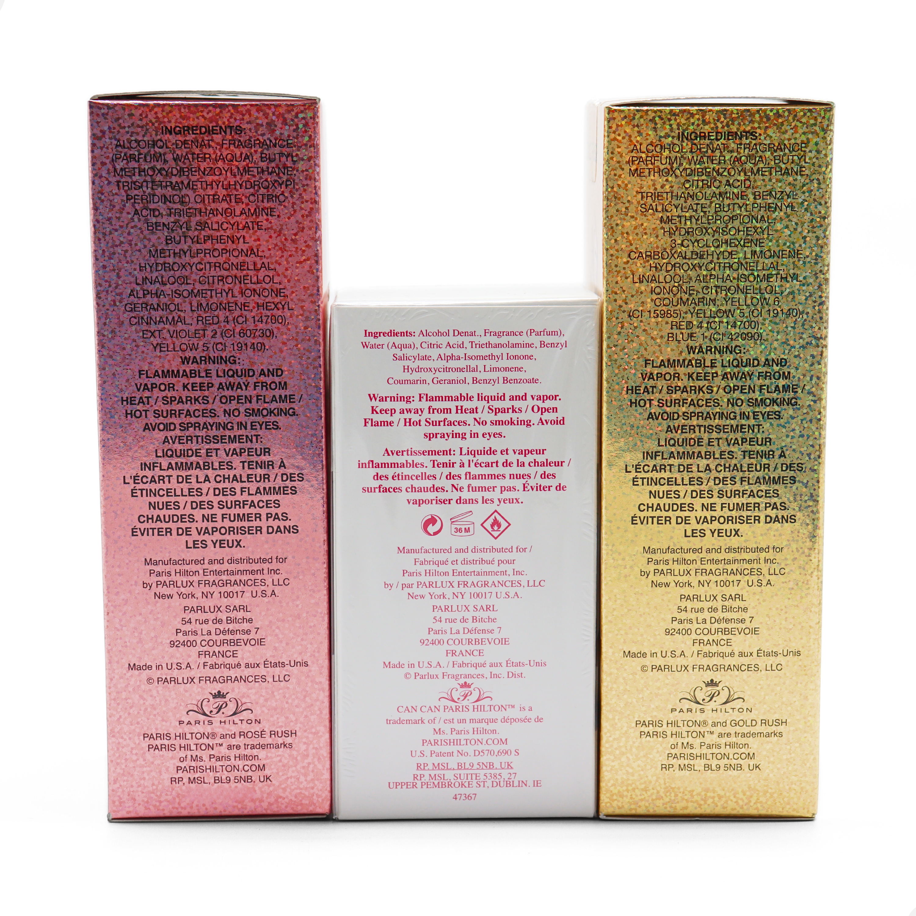 Set Paris Hilton Para Mujer Eau De Parfum Spray Colección Miniatura 3 Pzas