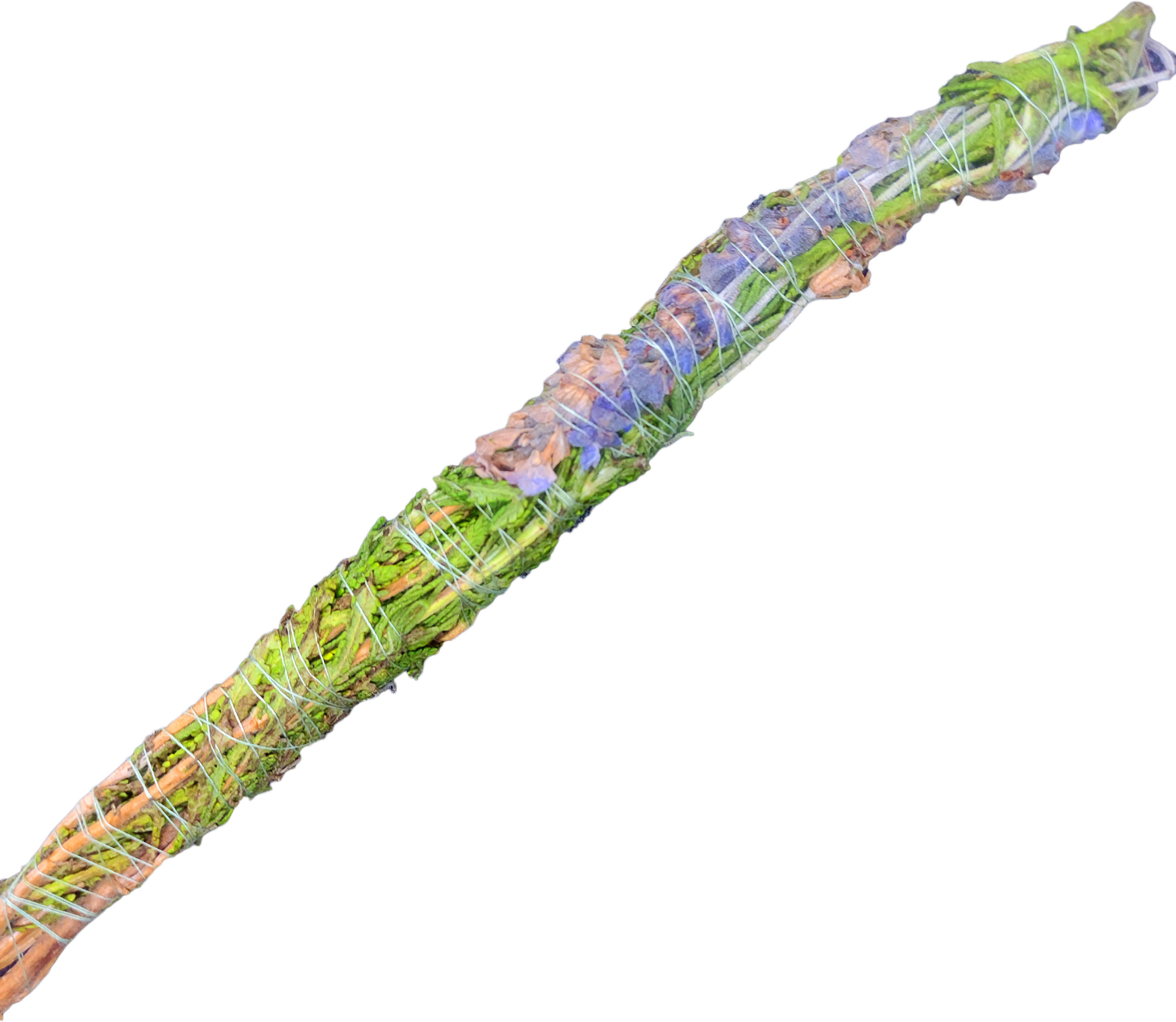 Sahumerio Artesanal Lavanda 25cm Protección Campo Áurico