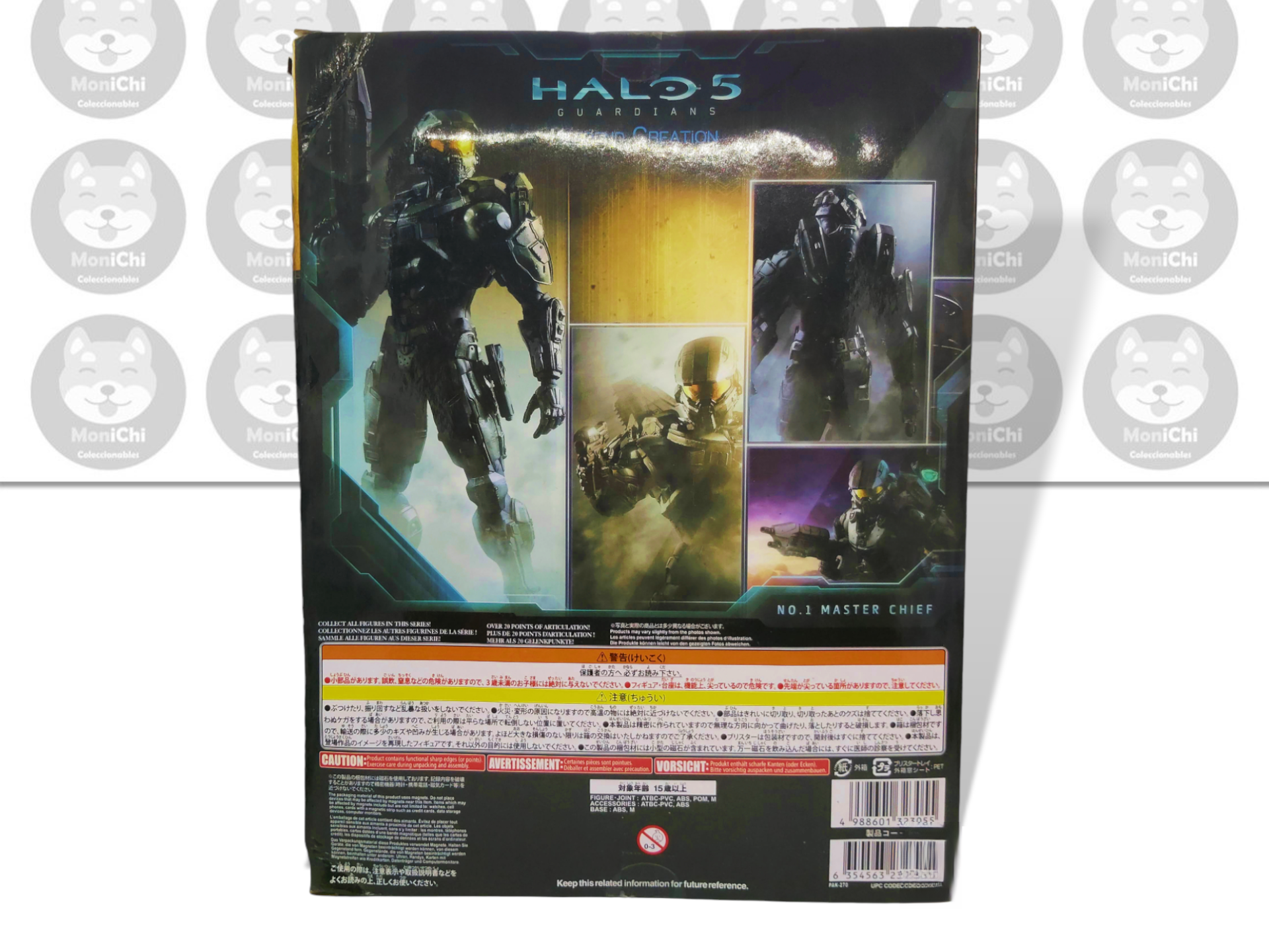 Halo 5 Master Chief Play Arts Kai Jefe Maestro Figura Juego