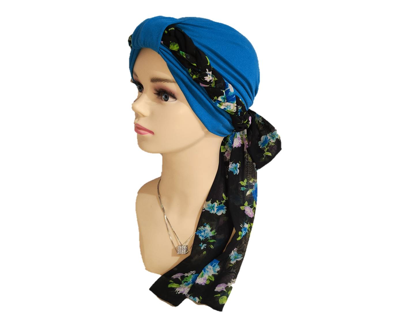 Gorros para Mujer tipo turbante en algodón seda (Set 6 piezas). Oncológicos, alopecia, Moda, Elegantes 