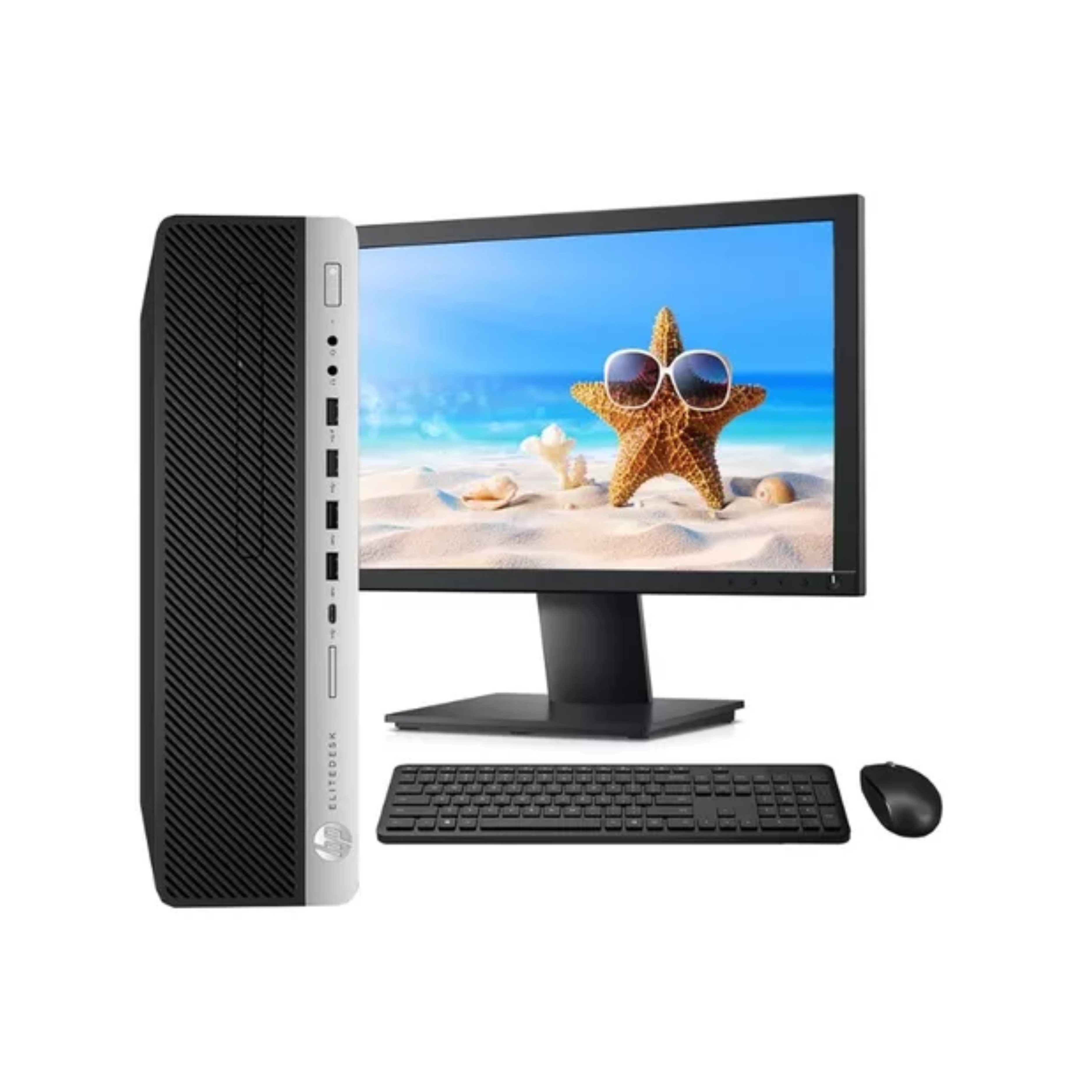 Equipo Completo Hp I7 De 9na 16 ram 1tb SSD Monitor 22" 2gb Tv