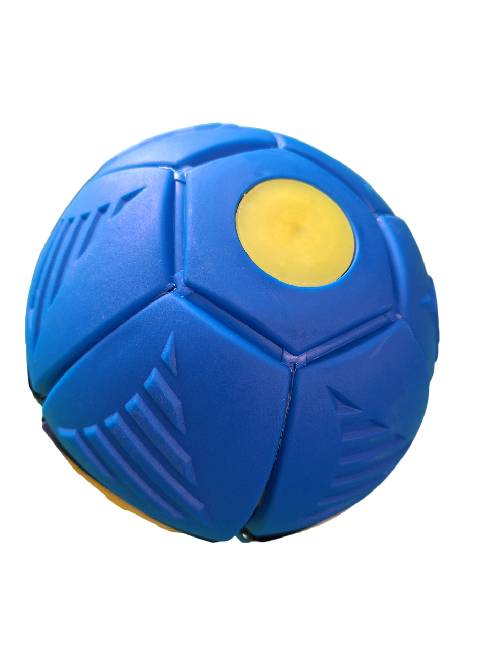 Juguetes Al Aire Libre Bola Color Azul Convertible A Platillo Volador Con Luces