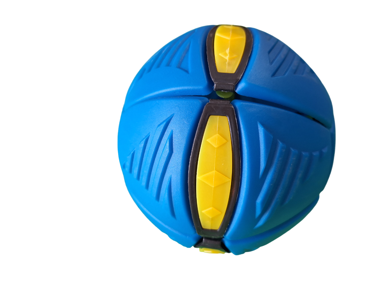 Juguetes Al Aire Libre Bola Color Azul Convertible A Platillo Volador Con Luces