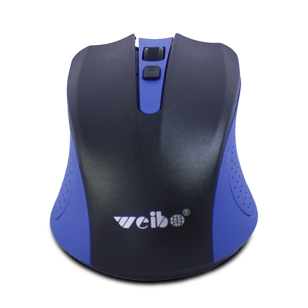 Mouse Azul Gamer Inalambrico Weibo Sensor Optico Dpi Ajustable