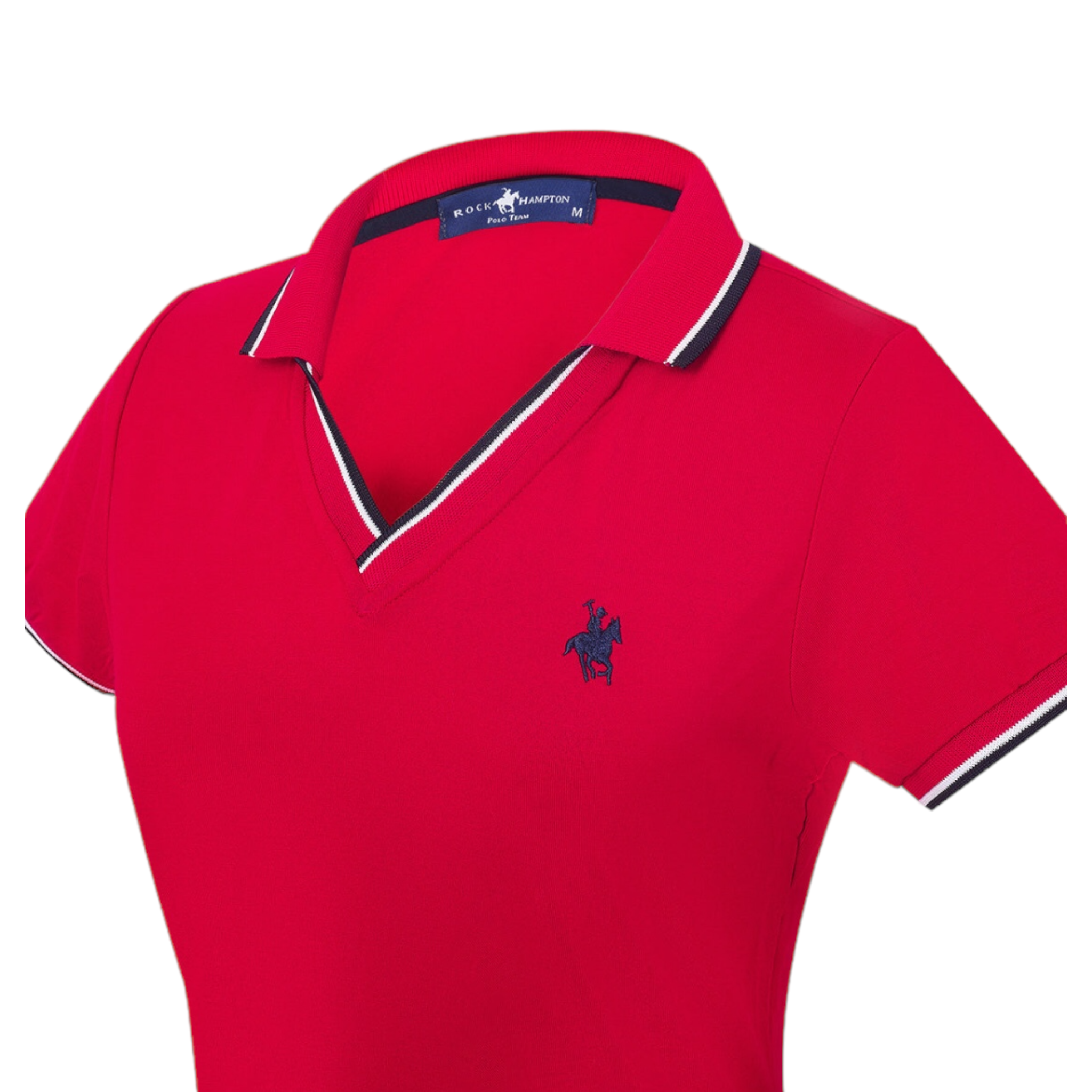 Playera Polo Para Dama Rojo Polo Team.