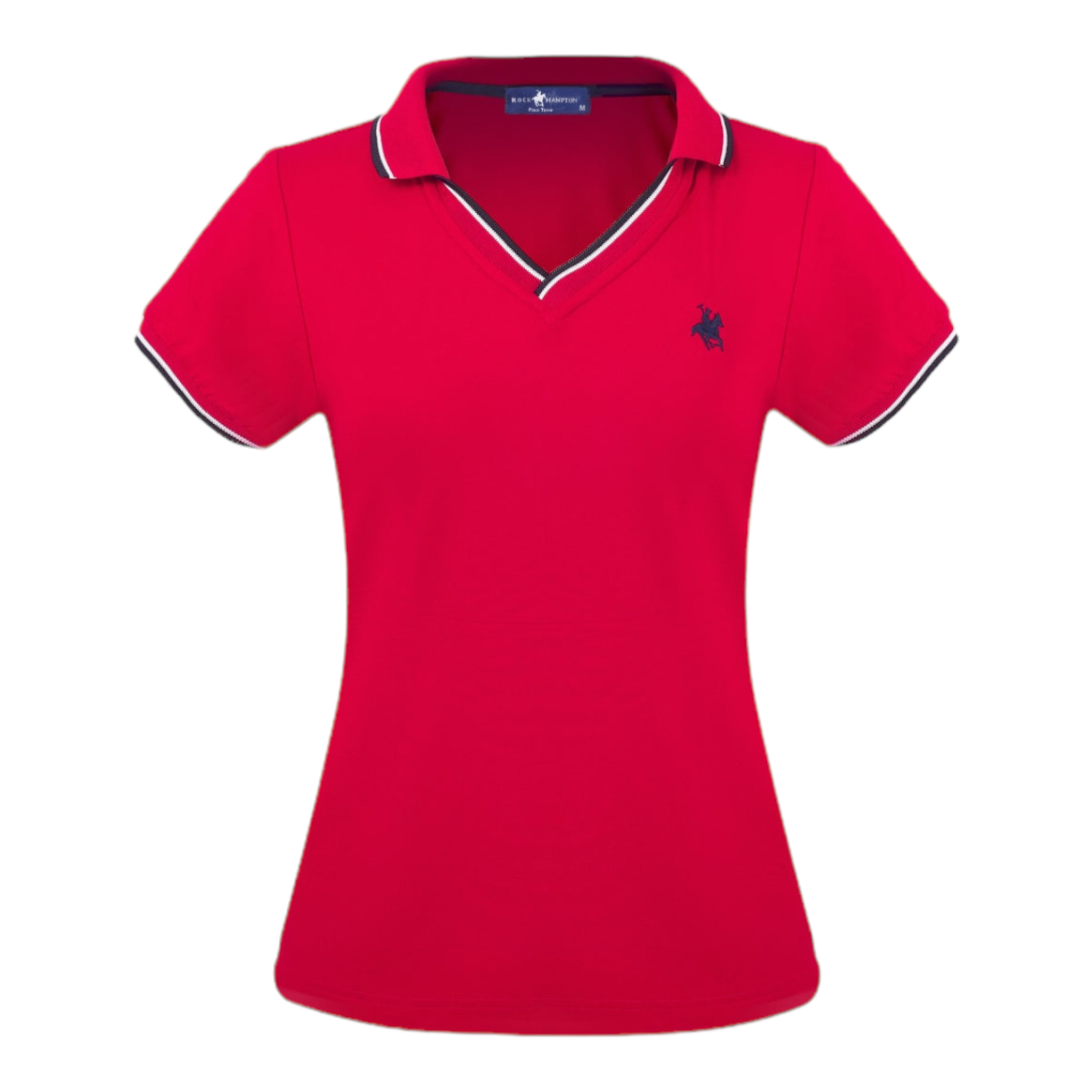 Playera Polo Para Dama Rojo Polo Team.