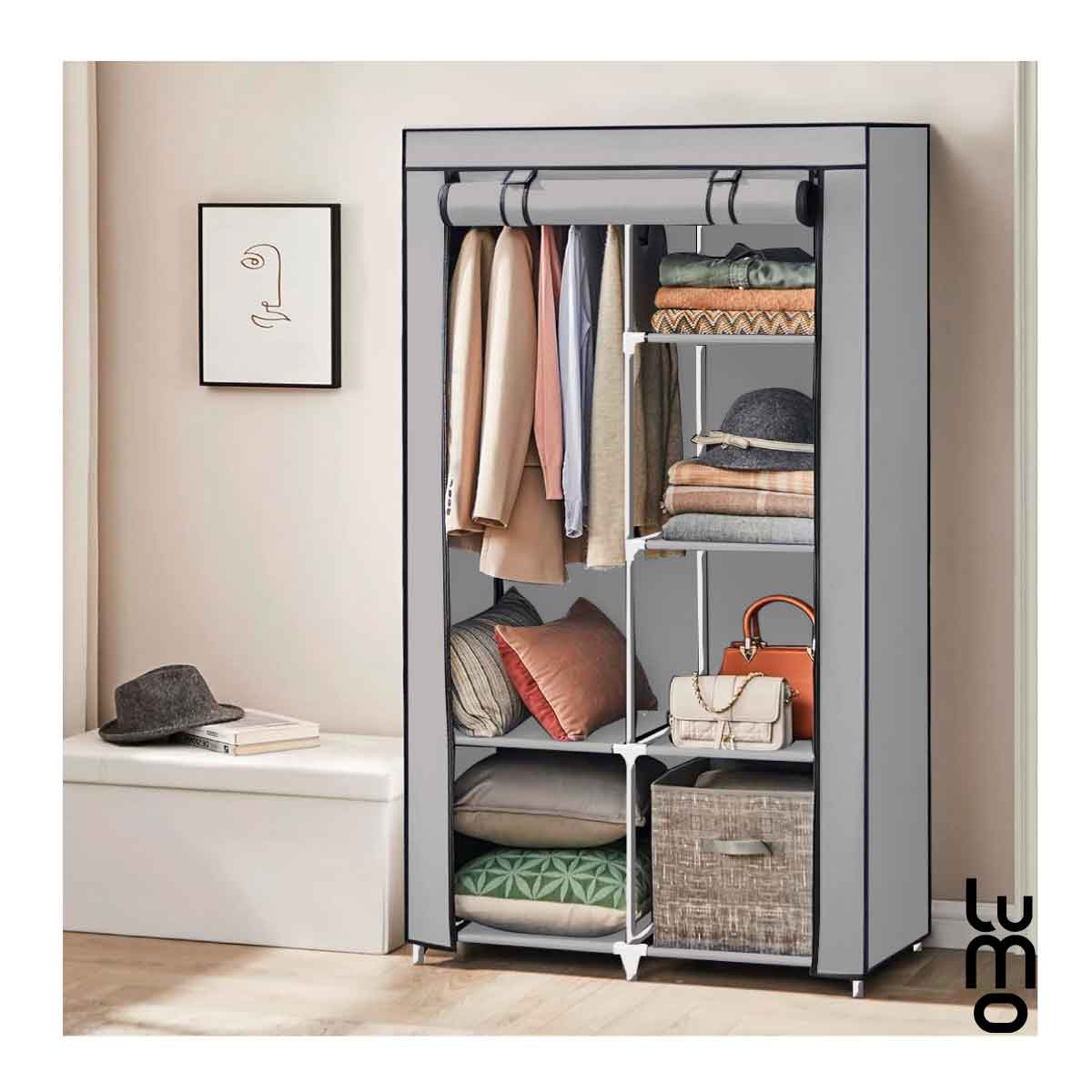Closet Armable Plegable Armario Portatil Ropero Organizador.