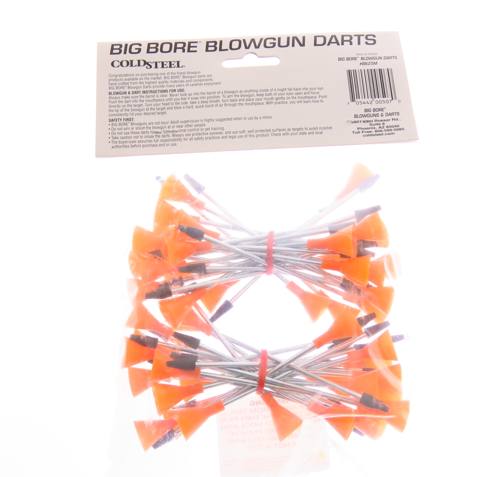 Csb625Br Cold Steel Dardos Flecha G Para Cerbatana Big Bore.