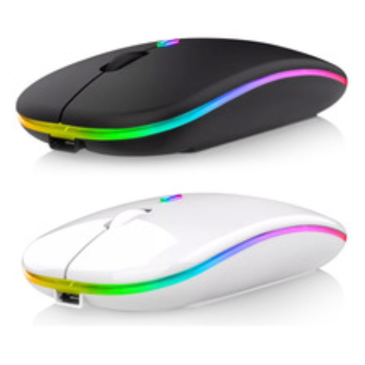 Mouse inalámbrico recargable GOOJODOQ M06 blanco