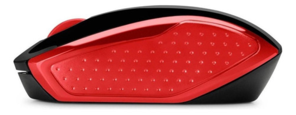 Mouse inalámbrico HP 200 rojo