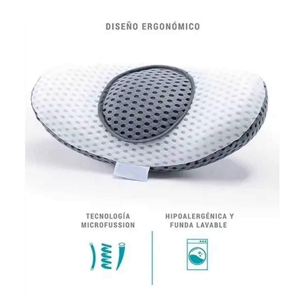 Almohada Lumbar Ortopédico Ergonómica kit 2 piezas