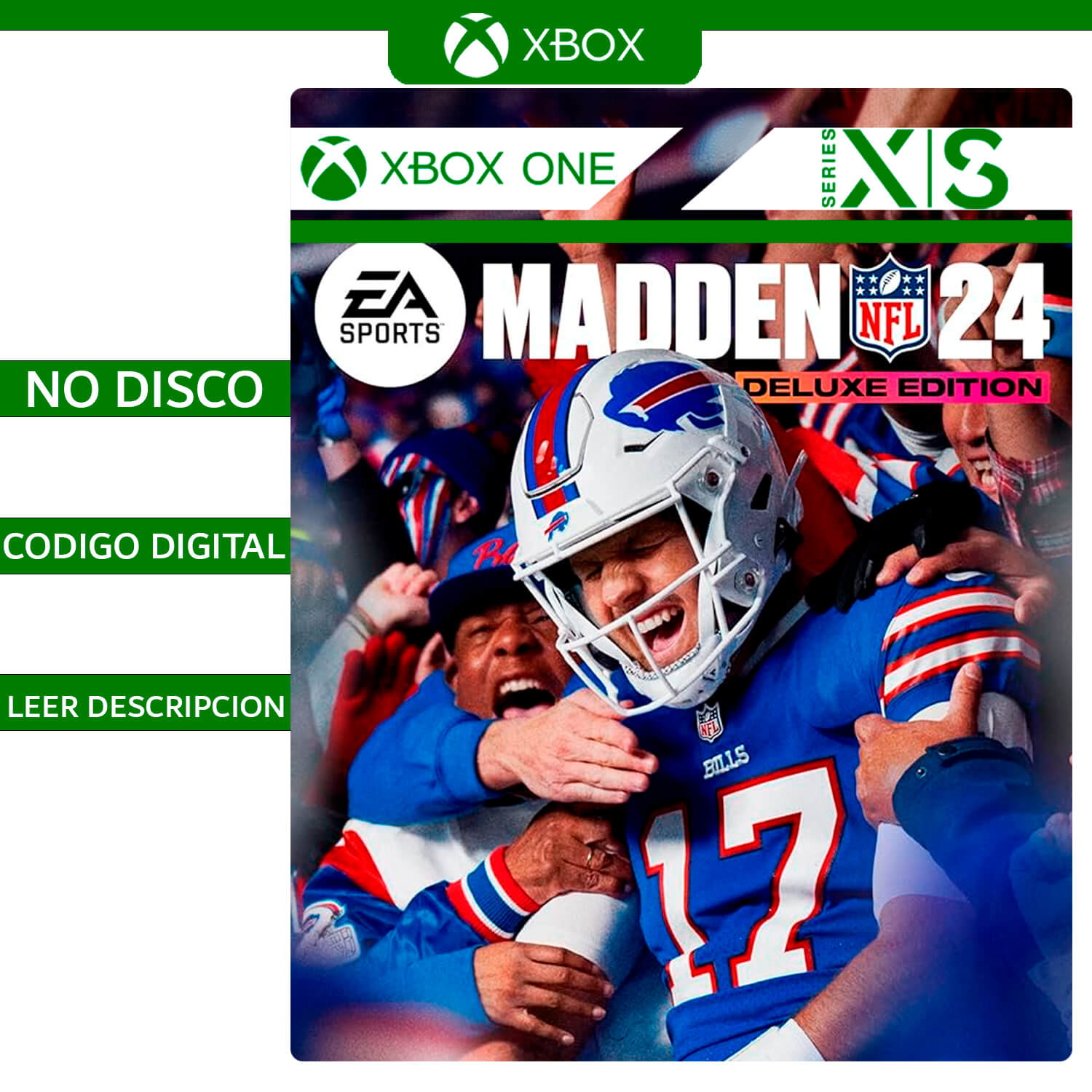 Madden NFL 24 Deluxe Edition - Codigo Digital - Leer Descripcion