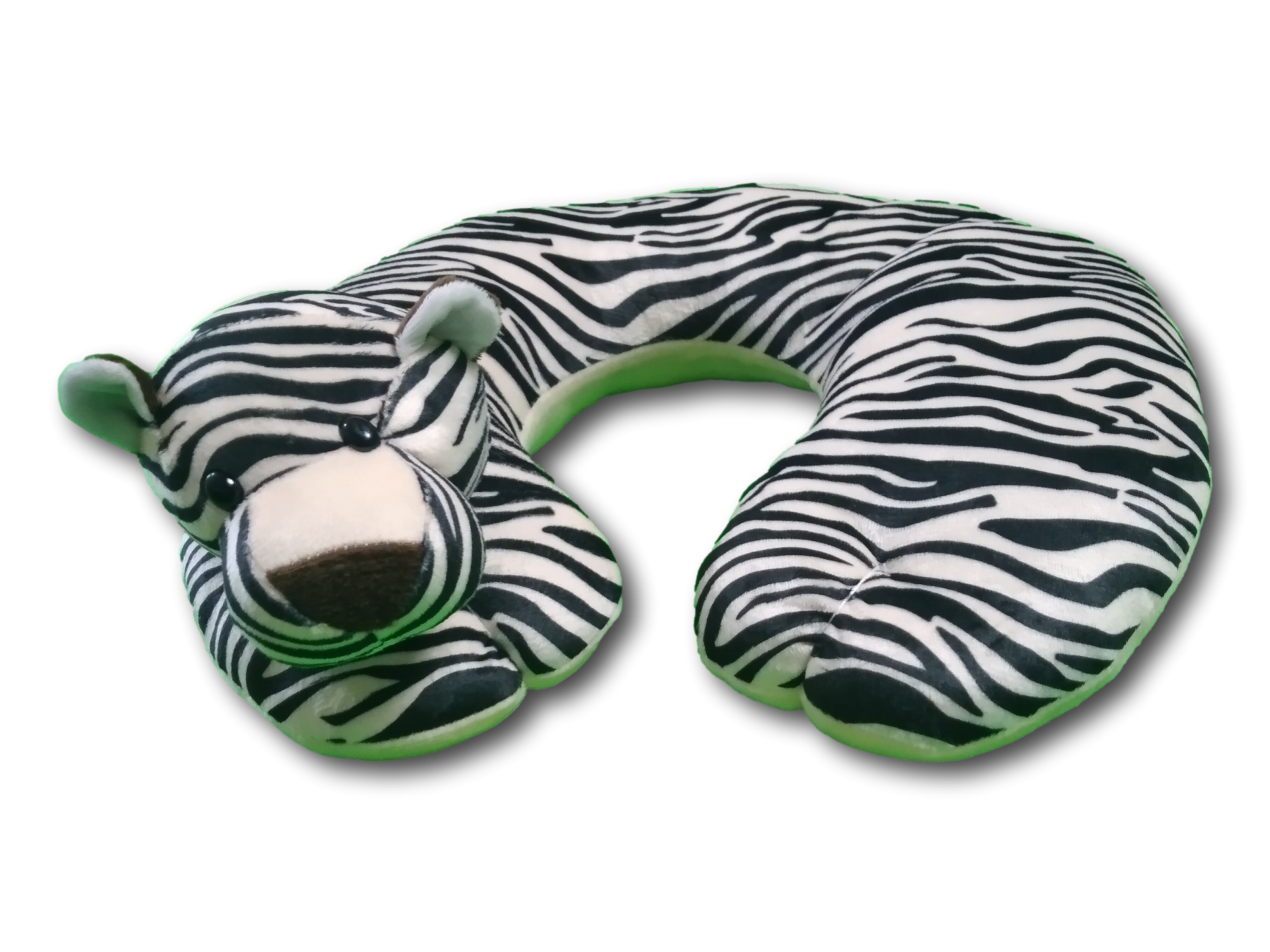 Almohada De Viaje Para El Cuello Cojín Dibujos Animados Color Blanco Con Negro