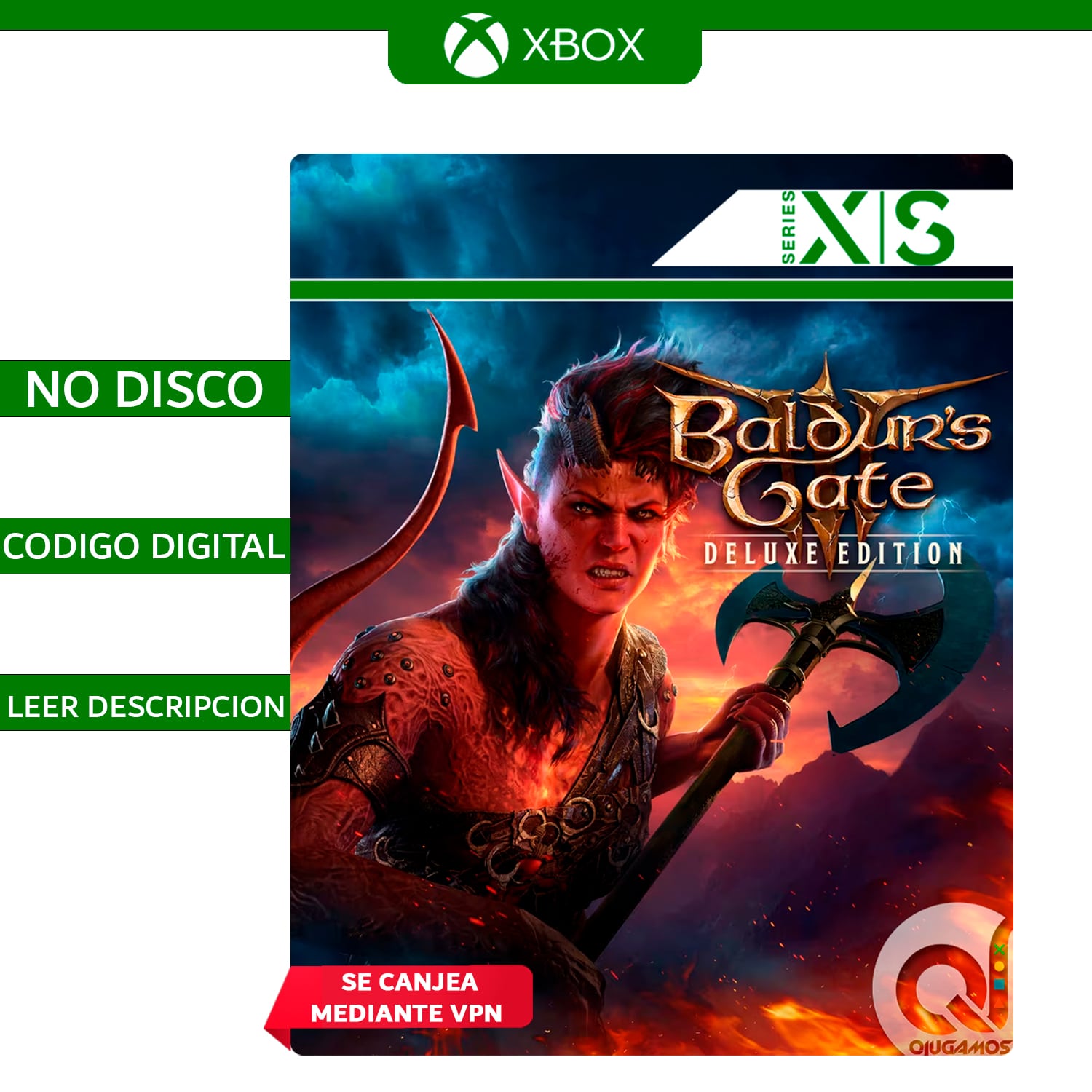 Baldurs Gate 3 Deluxe Edition Codigo Digital Leer Descripcion