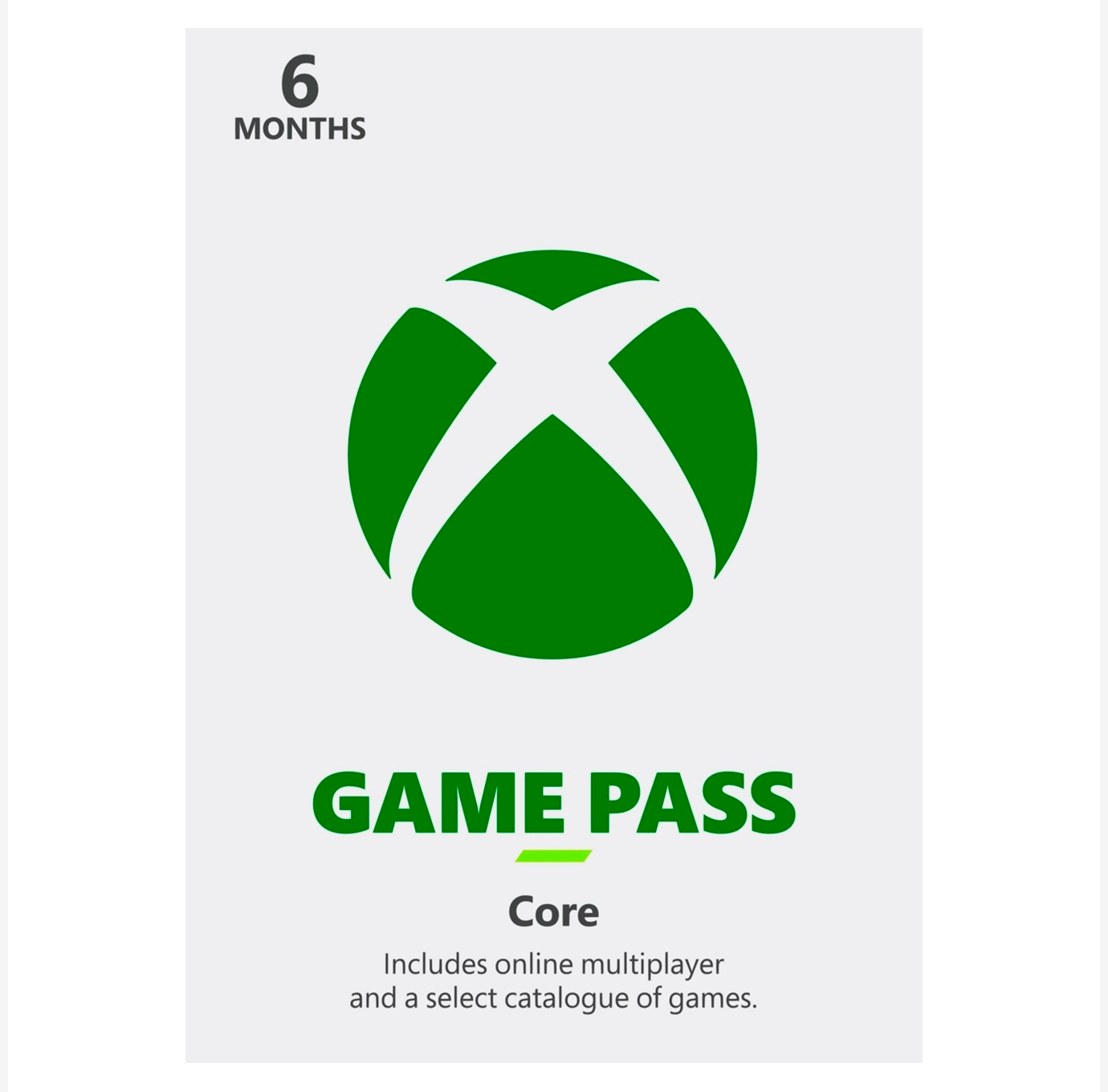Game Pass Core 6 Meses - Codigo Digital - Leer Descripcion -